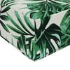 vidaXL Poduszka siedzeniowa na zewnątrz Wz&oacute;r liścia 40 x 40 x 8 cm