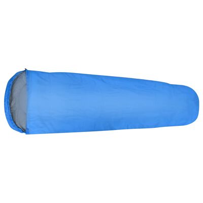 vidaXL Lekkie śpiwory, 2 szt., niebieskie, 15℃, 850 g
