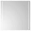 vidaXL Lustro łazienkowe LED przezroczysty 50 x 50 cm szkło hartowane