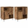vidaXL Bufet 2 szt. Stare drewno 60 x 35 x 70 cm