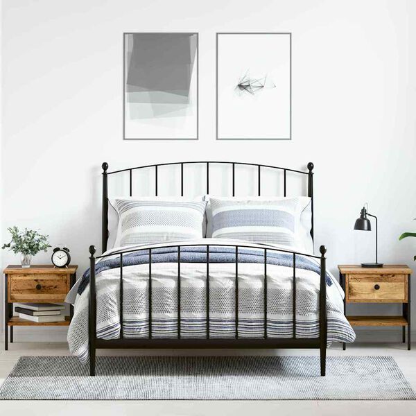 vidaXL Szafka Nocna z szufladą 2 pcs Stare drewno 40 x 42 x 45 cm