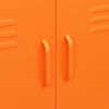 vidaXL Szafka, pomarańczowa, 80x35x101,5 cm, stalowa