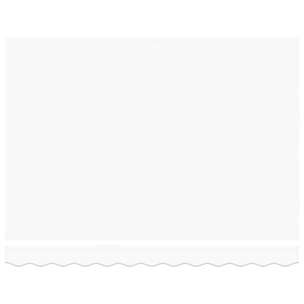 vidaXL Markiza zwijana Biały 350 x 250 cm Tkanina i Metal