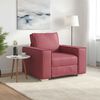 vidaXL Sofa Czerwone wino 99 x 78 x 84 cm tkanina