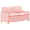 vidaXL Sofa r&oacute;żowy 156 x 81 x 87,5 cm tkanina