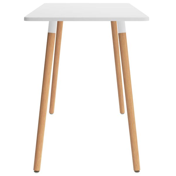 vidaXL 5-częściowy zestaw obiadowy 120x60 cm turkusowo-czarny