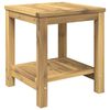 vidaXL Stolik kawowy Bielony 40,5 x 40 x 45 cm Lite Drewno Akacji