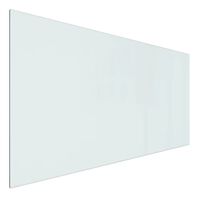 vidaXL Panel kominkowy, szklany, prostokątny, 100x50 cm