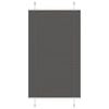 vidaXL Roleta plisowana czarna 80x150 cm Szerokość tkaniny 79,4 cm