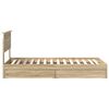 vidaXL Ł&oacute;żko z miejscem do przechowywania Dąb Sonoma 90 x 200 cm