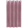 vidaXL Zasłony zaciemniające 2 pcs Ciemny R&oacute;ż 140 x 140 cm Aksamit