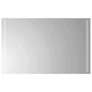 vidaXL Lustro łazienkowe LED przezroczysty 80 x 50 cm szkło hartowane