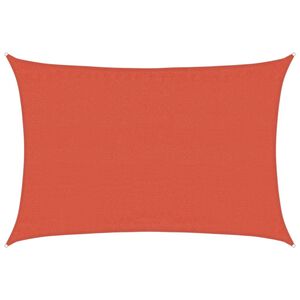 vidaXL Żagiel przeciwsłoneczny, 160 g/m&sup2;, terakotowy, 3,5x4,5 m, HDPE