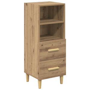 vidaXL Bufet dąb artisan 34 x 34.5 x 90 cm Materiał drewnopochodny