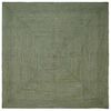 vidaXL Dywan strefowy Oliwkowy zielony 200 x 200 cm Juta