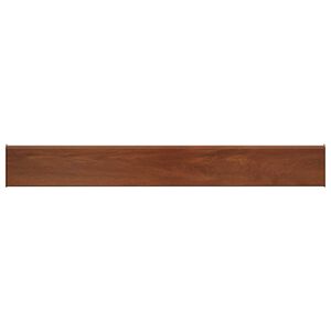 vidaXL Parapet okienny Brązowe drewno 60 x 15 x 4,5 cm PVC
