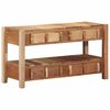 vidaXL Szafka pod telewizor z szufladą Brązowy 83 x 33 x 46 cm