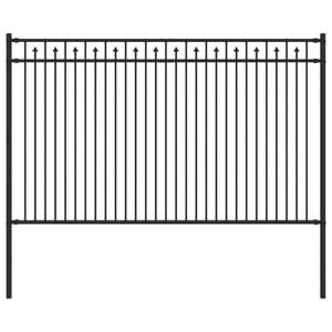 vidaXL Ogrodzenie ze szpikulcem BAARLO 200 x 116 cm