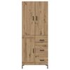 vidaXL Highboard z szufladą Dąb rzemieślniczy 69,5 x 34 x 180 cm