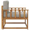 vidaXL Środkowa sofa ogrodowa Lite Drewno Akacji Naturalny