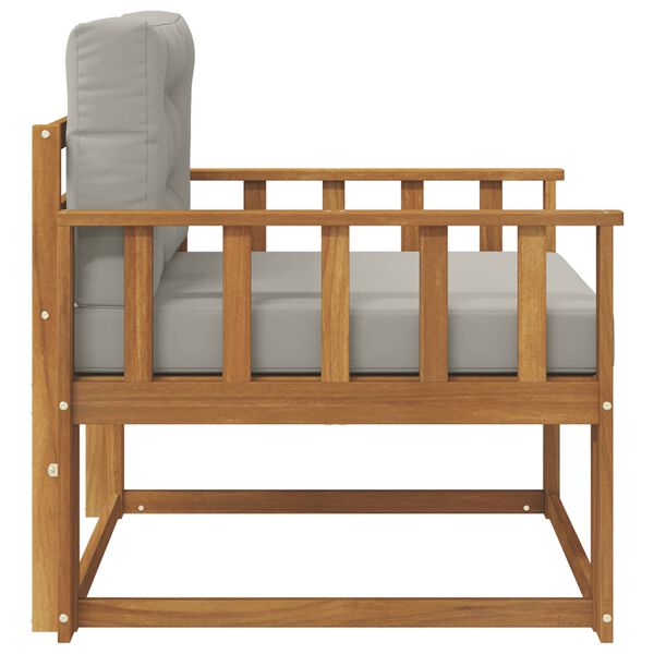 vidaXL Środkowa sofa ogrodowa Lite Drewno Akacji Naturalny