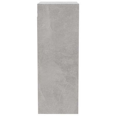 vidaXL Szafka wisząca, szarość betonu, 34,5x32,5x90 cm
