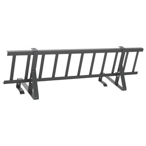 vidaXL Str&oacute;ż śniegu na dachu antracytowy 100 x 29,5 x 34,5 cm Stal