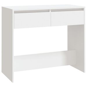 vidaXL Stolik konsolowy, białe, 89x41x76,5 cm, materiał drewnopochodny
