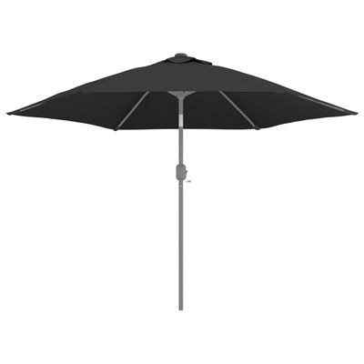 vidaXL Pokrycie do parasola ogrodowego, czarne, 300 cm