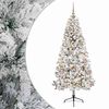 vidaXL Sztuczna choinka z bombką 210 cm 300 LED Ciepła biel
