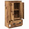 vidaXL Highboard z szufladą Stare drewno 60 x 35,5 x 103,5 cm