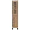 vidaXL Highboard Dąb rzemieślniczy 34,5 x 34 x 180 cm