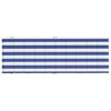 vidaXL Poduszka na leżak, niebiesko-białe paski, tkanina Oxford