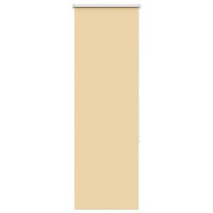 vidaXL Roleta zaciemniająca beżowa 40x130 cm Szerokość tkaniny 35,7 cm