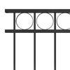 vidaXL Panel ogrodzeniowy Assen stalowy 1,7x1,2 m czarny