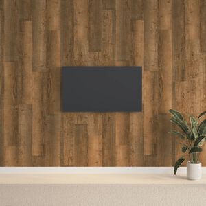 vidaXL Panele ścienne, drewnopodobne, brązowe, PVC, 2,06 m&sup2;