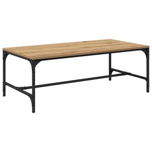 vidaXL Stolik kawowy Dąb rzemieślniczy 100 x 50 x 35 cm