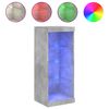 vidaXL Szafka z oświetleniem LED, szarość betonu, 41x37x100 cm