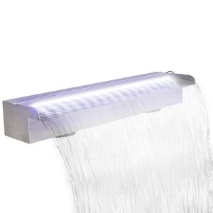 vidaXL Fontanna do oczka wodnego, z oświetleniem LED, 60 cm
