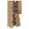 vidaXL Highboard 2 pcs Dąb rzemieślniczy Materiał drewnopochodny
