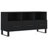 vidaXL Szafka pod TV, czarna, 102x36x50 cm, materiał drewnopochodny