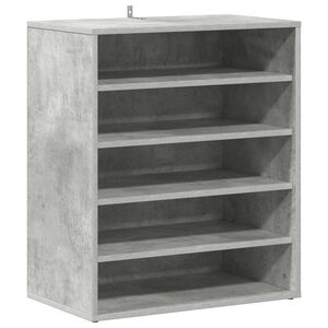vidaXL Szafka na buty, szarość betonu, 60x35x70 cm