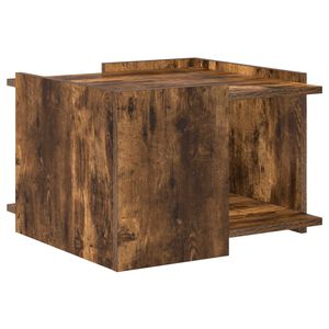 vidaXL Stolik kawowy Dąb wędzony 50,5 x 50 x 33 cm Drewno inżynieryjne