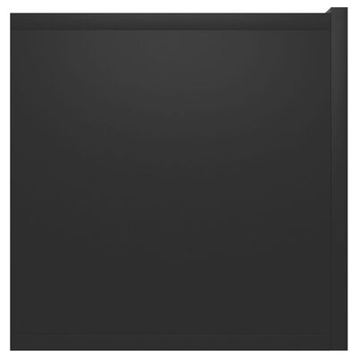 vidaXL Szafka wisząca pod TV, czarna, 60x30x30 cm