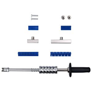 vidaXL 7-częściowy zestaw z młotkiem bezwłasnościowym, stal węglowa