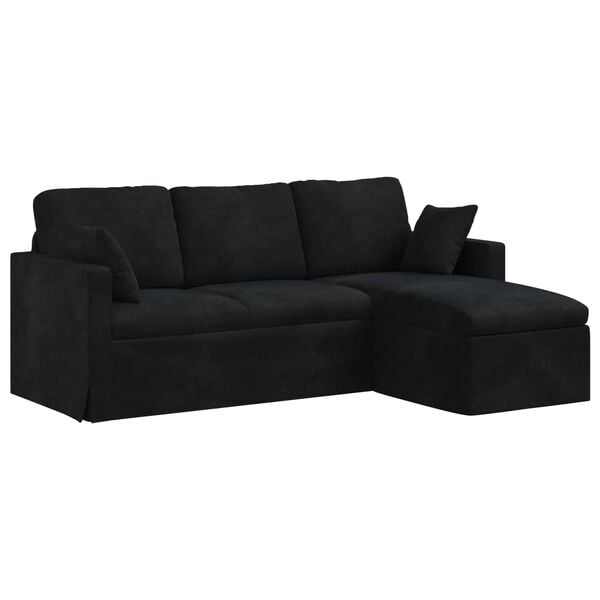 vidaXL Sofa Czarny