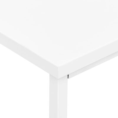 vidaXL Industrialne biurko z szufladami, białe, 105x52x75 cm, stal