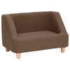 vidaXL Sofa dla psa, brązowa, 60x37x39 cm, lniana