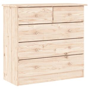 vidaXL Komoda ALTA, 77x35x73 cm, drewno sosnowe