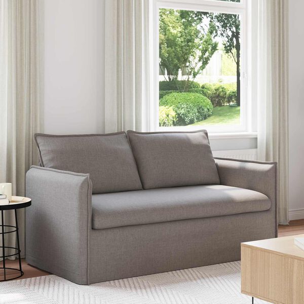 vidaXL Sofa Ciemnoszary